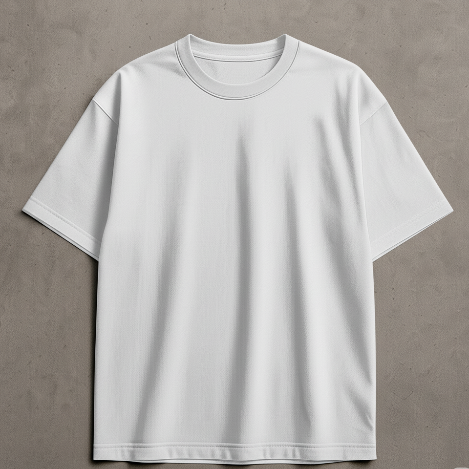 Oversize Basic tshirt (white)