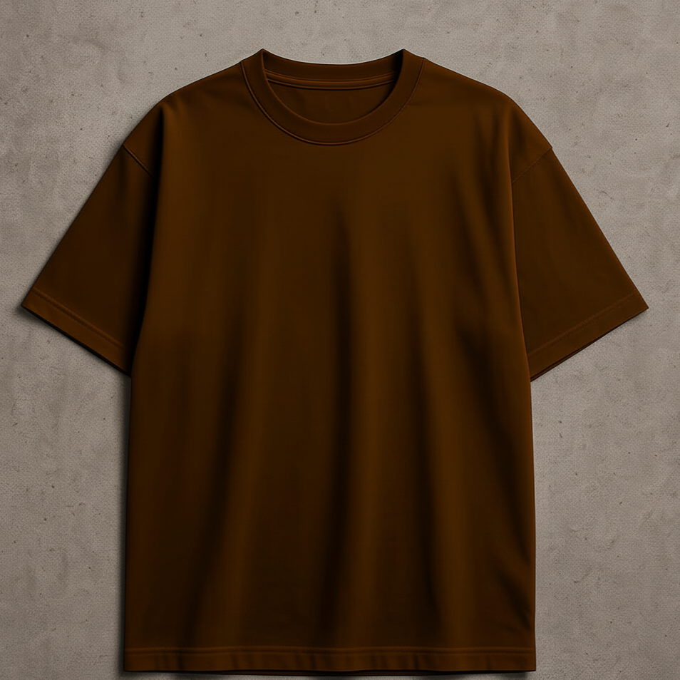 Oversize Basic tshirt (brown)